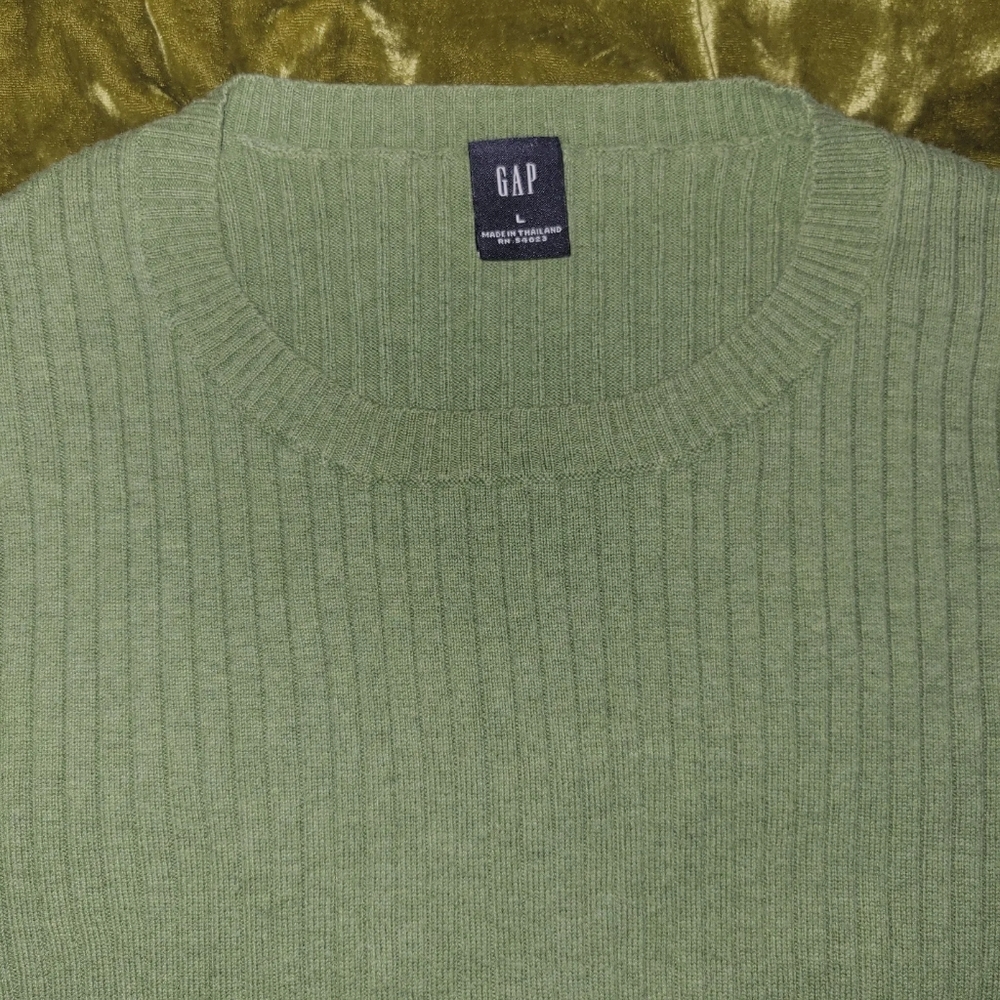 GAP sage green sweater